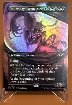 Doomsday Excruciator (Borderless) Duskmourn: House of Horror Foil - Image 1
