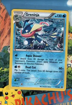 Pokemon TCG Greninja XY162 Holo Black Star Promo MP - Image 1