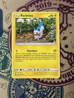 Pachirisu Common Normal SM - Lost Thunder 80/214 Pokemon TCG - Image 3