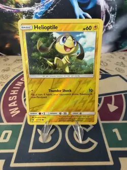 Pokemon Guardians Rising Helioptile Reverse Holo Common Card 43/145 - Image 1