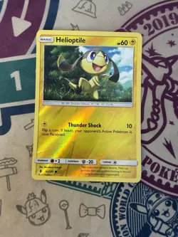 Pokemon Guardians Rising Helioptile Reverse Holo Common Card 43/145 - Image 3