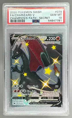 54647781 Charizard V 2020 Pokemon Sword & Shield Champion's Path #79 PSA 10 - Image 1