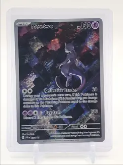 MEWTWO 2023 POKEMON 151 ULTRA PREMIUM BLACK STAR PROMO D #052 Q6463 - Image 1
