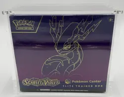 Pokemon Center Scarlet & Violet Miraidon Elite Trainer Box ETB Sealed w/ Acrylic - Image 1