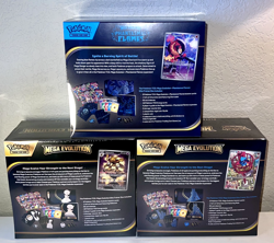 Pokemon Mega Evolution Elite Trainer Box ETB set of 2 and Phantasmal Flames ETB - Image 3