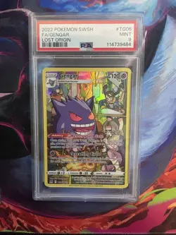 2022 Pokemon SWSH FA/Gengar Lost Origin #TG06 PSA Mint 9 - Image 1