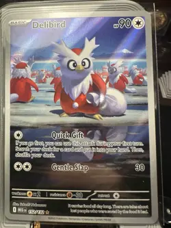 Delibird 152/132 Me01: Mega Evolution Holo Pokemon - Image 1