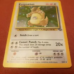 Pokemon TCG Kangaskhan Jungle 5/64 Holo Unlimited Holo Rare - Image 1
