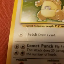 Pokemon TCG Kangaskhan Jungle 5/64 Holo Unlimited Holo Rare - Image 2