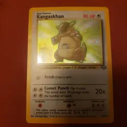 Pokemon TCG Kangaskhan Jungle 5/64 Holo Unlimited Holo Rare - Image 3