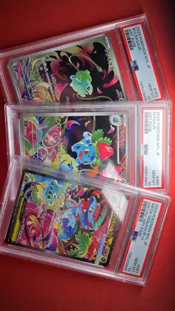 ALL 3, SEQUENTIAL!!! 025 POKEMON JPN M1L-MEGA BRAVE #087 MEGA VENUSAUR EX PSA 10 - Image 1