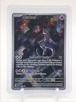 MEWTWO 2023 POKEMON 151 ULTRA PREMIUM BLACK STAR PROMO B #052 Q6463 - Image 1