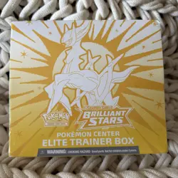 Pokemon Center Exclusive SWSH Brilliant Stars Elite Trainer Box SEALED PC ETB 820650850066 - Image 1