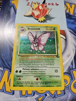 Pokemon Venemoth Jungle Holo Italian (Read Description) - Image 2