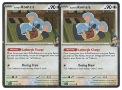 POKEMON TCG LARRY'S KOMALA 175/217 ASCENDED HEROES COSMOS HOLO (2x) - Image 1