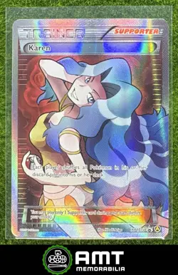 Karen 2017 Pokemon Premium Trainer's XY Alternate Art Yellow A Promo XY177A - Image 1