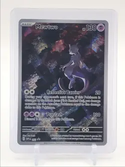 MEWTWO 2023 POKEMON 151 ULTRA PREMIUM BLACK STAR PROMO A #052 Q6463 - Image 1
