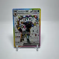 Pokemon Prismatic Evolutions Umbreon EX 176 Black Star Promo - Image 1