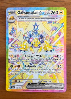 Pokemon Galvantula ex 168/142 Sv07: Stellar Crown Holo - Image 1