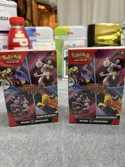 2x Pokemon Destined Rivals Booster Bundle Sealed (12 Packs Total) - Image 1