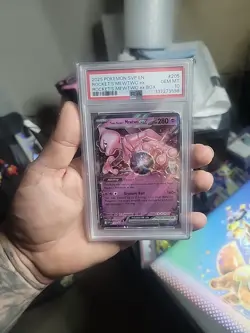2025 POKEMON BLACK STAR PROMO #205 ROCKET'S MEWTWO EX PSA 10 - Image 1