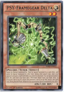 Yugioh - PSY-Framegear Delta HSRD-EN032 1st Edition - High-Speed Riders - Image 1