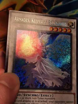 1st ed Armades Keeper of Boundaries MP14-EN095 Secret Rare Yugioh Card MP - Image 5