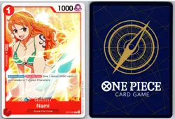 One Piece Nami ST01-007 Pre-Errata Starter Deck 1: Straw Hat Crew Regular NM - Image 3