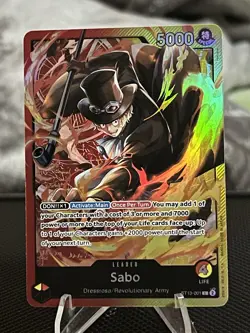 Sabo ST13-001 Ultra Deck: The Three Brothers Foil One Piece TCG - Image 1