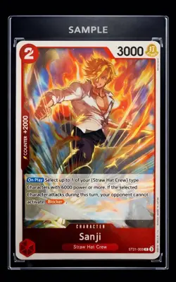 Sanji ST21-003 | One Piece TCG: EX Gear 5 English - OP Foil NM - Image 1