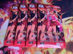 ONE PIECE Heroines EB-03 Lot x4 Sleeved Booster pack English - Image 1