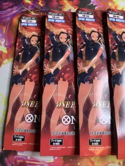 ONE PIECE Heroines EB-03 Lot x4 Sleeved Booster pack English - Image 2