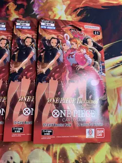 ONE PIECE Heroines EB-03 Lot x4 Sleeved Booster pack English - Image 3