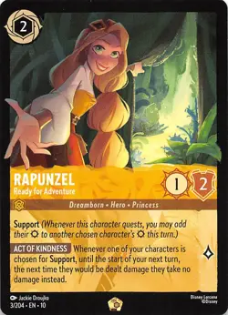 Rapunzel Ready for Adventure 3/204 Whispers in the Well Disney Lorcana - Image 1