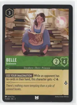Disney Lorcana Floodborn Belle 71/204 Uncommon NON-FOIL - Image 1
