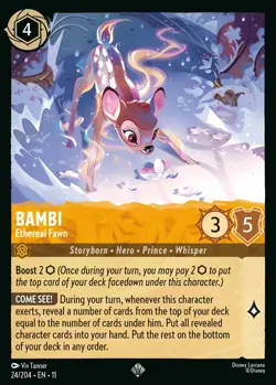 Disney Lorcana Winterspell Super Rare and Legendary Cards - Image 4