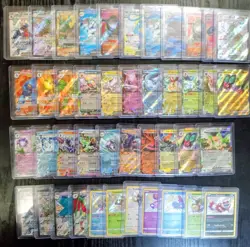 Huge Pokemon Collection +Over 80 Rare Cards +Coins +Enamel Pins +Mats - Image 1