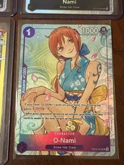 Nami O-Nami x4 Card Lot Includes Illustration Vol 1 UC One Piece English - Image 2