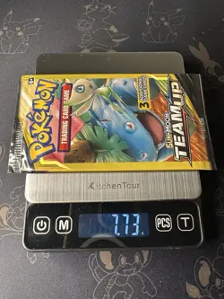 Pokemon Team Up 3-Card Factory Sealed Booster Pack HEAVY 7.73g - Image 1