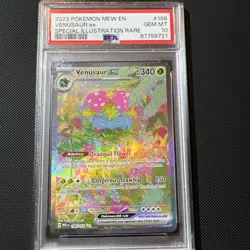 Pokemon TCG Venusaur EX Card 198/165 Scarlet & Violet 151 Sir PSA 10 Gem Mint - Image 1