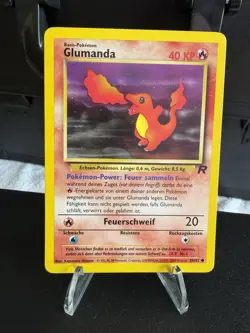 GERMAN Charmander (Glumanda) 50/82 Team Rocket Pokemon Card - US Seller - Image 1