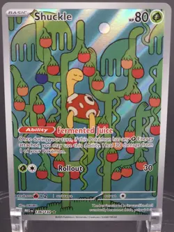 X2 Cards - Shuckle - Illustration Rare ME01: Mega Evolution 136/132 NM - Image 2