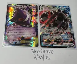 Blastoise VMAX SWSH103 Gengar EX 34/119 2 Card Lot Pokemon - Image 1