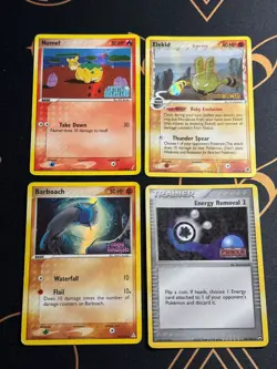 Ex Delta Species Stamped Set Era Mixed Reverse Holo 4 Pokemon Card Lot DMG - Image 1