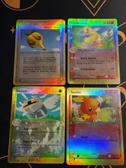 Ex Ruby Sapphire E Series Set Era Mixed Reverse Holo 4 Pokemon Card Lot HP - Image 1