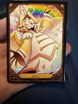 Hazbin Hotel Season 2 1st Edition Card - Abel 02/60 - Non-Foil - Image 1
