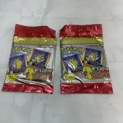 2 Packs Of Pokemon Action Flipz Premier Edition 4 Card 1999 SEALED Nintendo - Image 2
