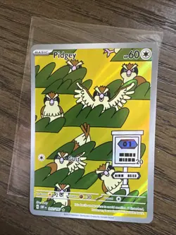 Pidgey 207/197 Illustration Rare Obsidian Flames Pokemon TCG Cards - Image 1