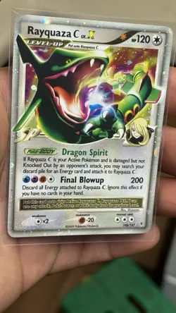 Rayquaza C LV.X Holo Card 146/147 Supreme Victors Light Play - Image 1