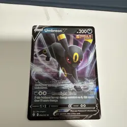 Pokemon TCG Umbreon v 094/203 Evolving Skies Ultra Rare SWSH NM Card - Image 1